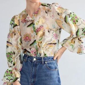 The Cynthia Rowley Love Locket Blouse